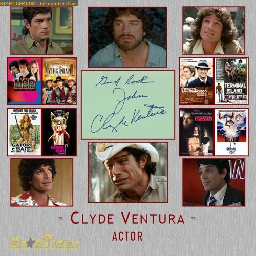 Clyde Ventura autograph collection entry at StarTiger