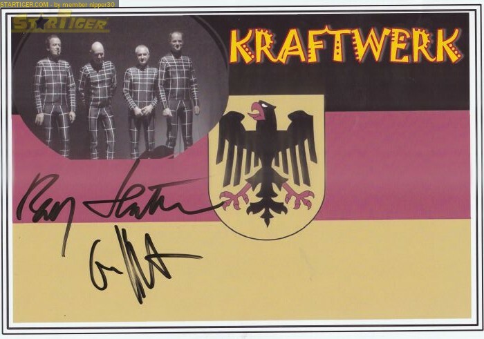 Kraftwerk Autograph Collection Entry At Startiger 7850