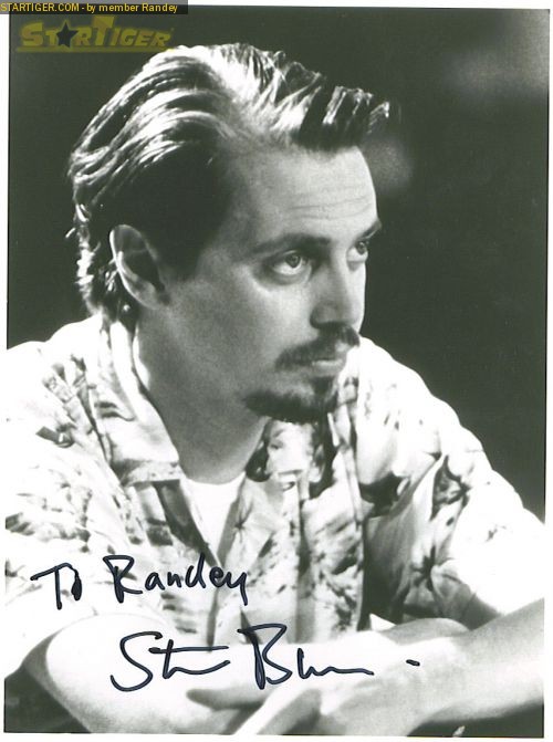 Steve Buscemi autograph collection entry at StarTiger