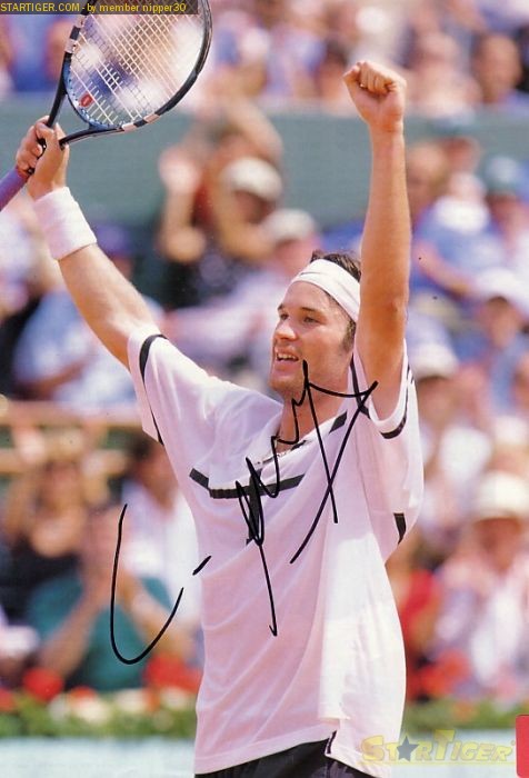 Carlos Moya autograph collection entry at StarTiger