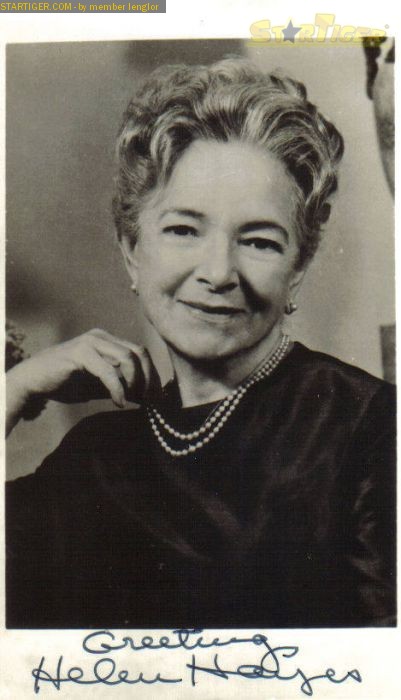 Helen Hayes Autograph Collection Entry At Startiger