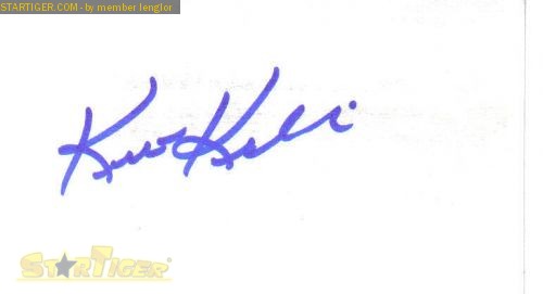 Kurt Kepshire autograph collection entry at StarTiger