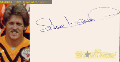 Steve Lavers autograph collection entry at StarTiger