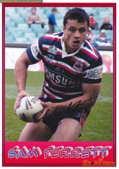 Sam Perrett Autograph Collection Entry At Startiger