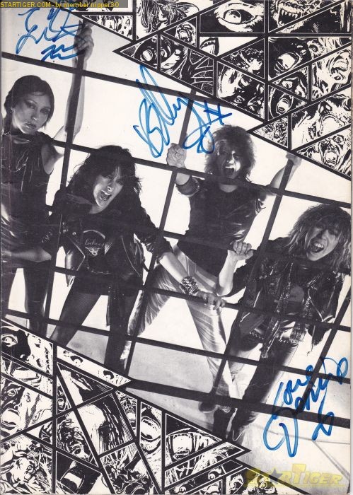 Girlschool Autograph Collection Entry At Startiger