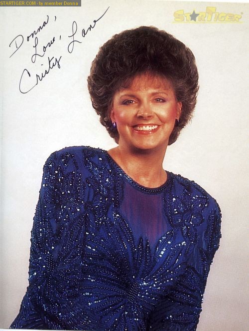 Cristy Lane autograph collection entry at StarTiger