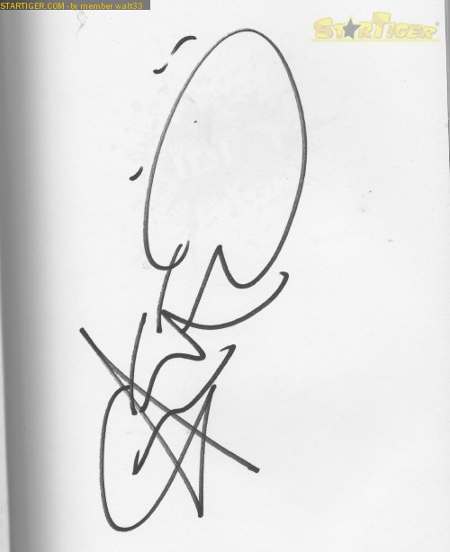 Steve-O autograph collection entry at StarTiger