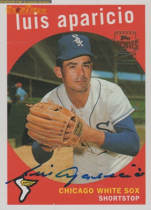 Luis Aparicio autograph collection entry at StarTiger