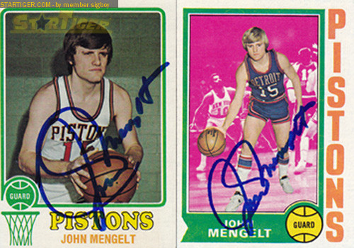 John Mengelt autograph collection entry at StarTiger