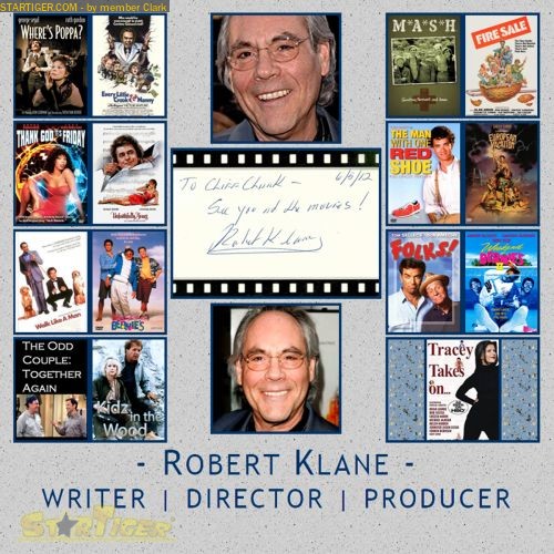 Robert Klane autograph collection entry at StarTiger