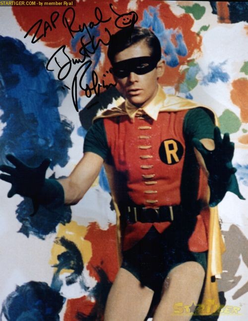 Burt Ward autograph collection entry at StarTiger