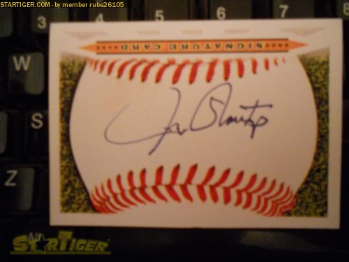 Jim Northrup autograph collection entry at StarTiger