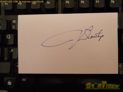 Jim Northrup autograph collection entry at StarTiger