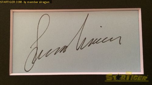 Leonard Nimoy autograph collection entry at StarTiger