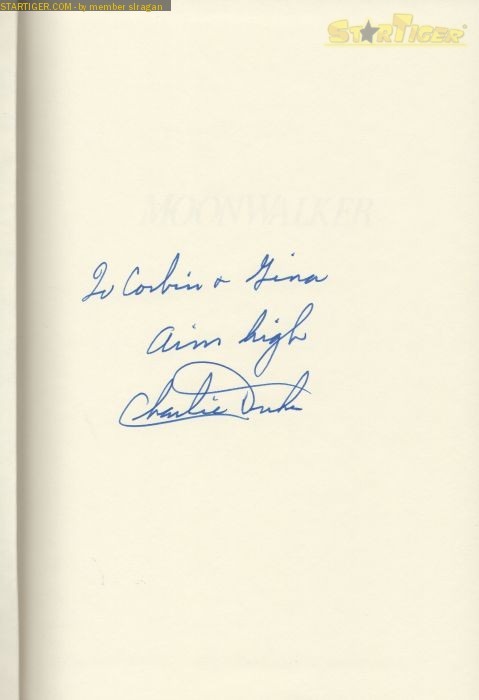 Charlie M. Duke, Jr. autograph collection entry at StarTiger