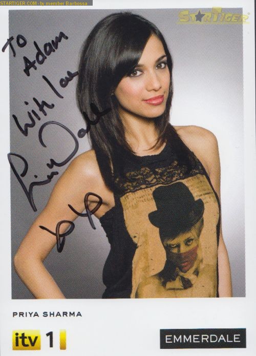 Fiona Wade autograph collection entry at StarTiger