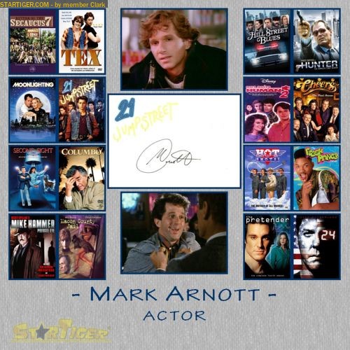 Mark Arnott autograph collection entry at StarTiger