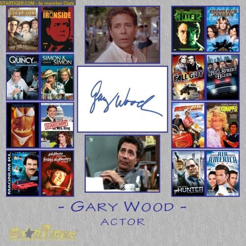 Gary Wood autograph collection entry at StarTiger