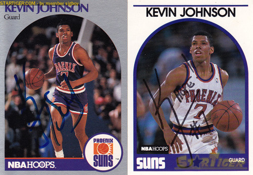 Kevin Johnson autograph collection entry at StarTiger