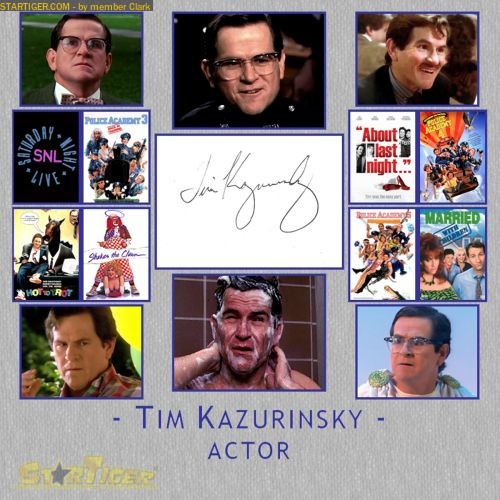 Tim Kazurinsky autograph collection entry at StarTiger