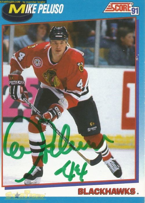 Mike Peluso autograph collection entry at StarTiger