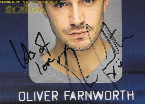 Oliver Farnworth Autograph Collection Entry At Startiger